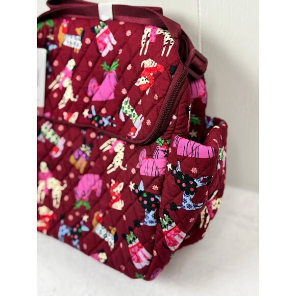 Vera Bradley Holiday Hounds Lunch Crossbody, NWT - Picture 2 of 5